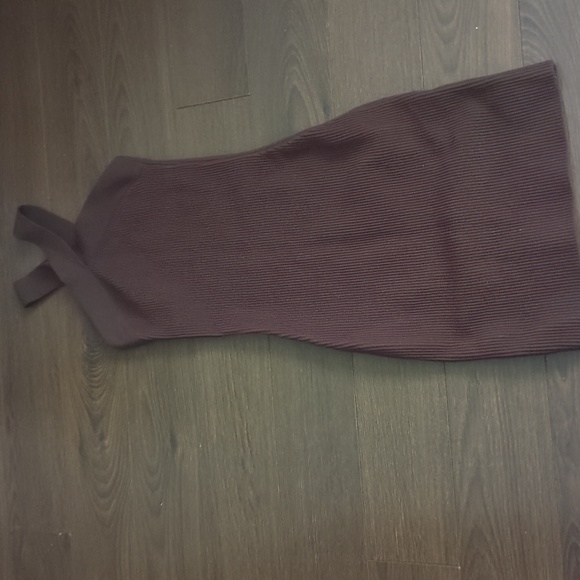 Aritzia Babaton Sculpt Knit Criss Cross Bodycon Mini Dress - Picture 7 of 10